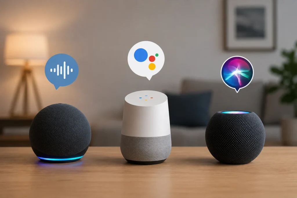 Assistenti vocali IA in casa: Alexa, Google Assistant e Siri nel 2026