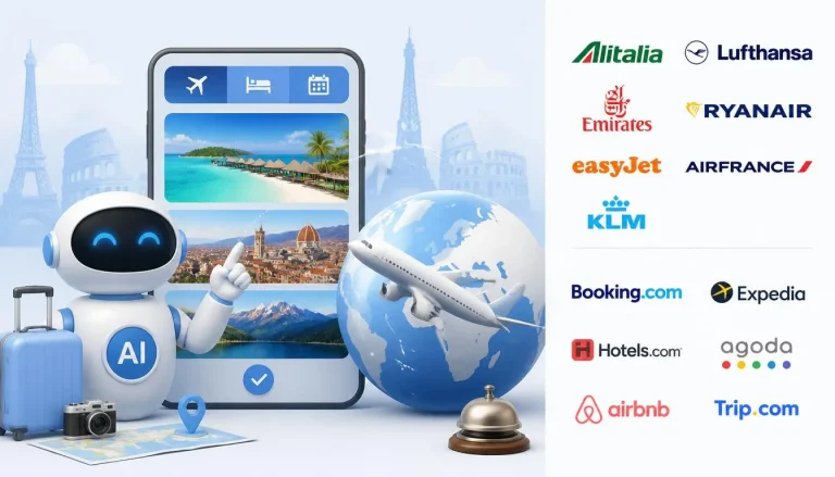 Intelligenza artificiale usata per organizzare un viaggio: itinerari, mappe e prenotazioni