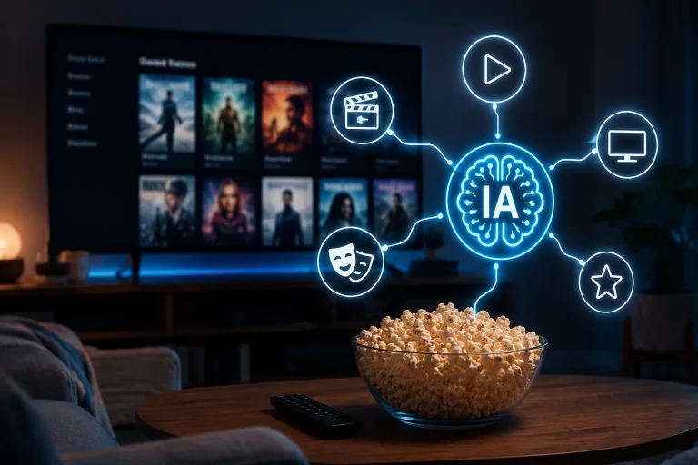 Intelligenza artificiale che consiglia film e serie TV da guardare in streaming