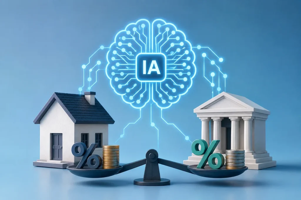 Intelligenza artificiale che confronta tassi e offerte di mutui e prestiti