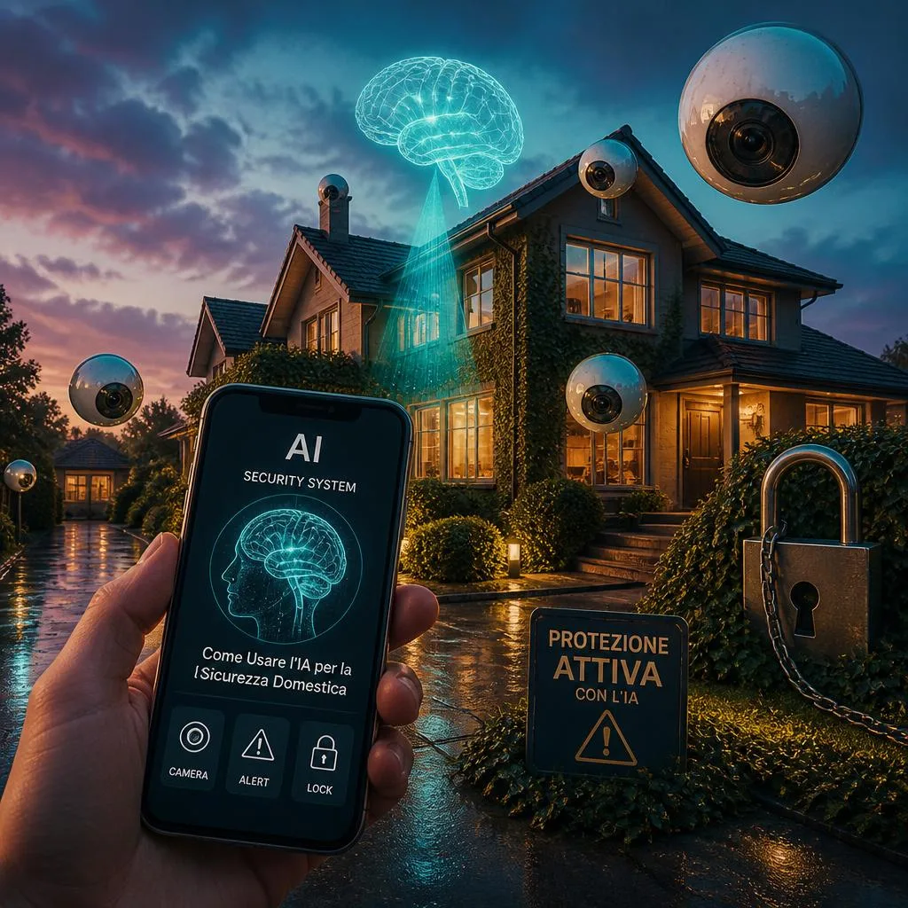Intelligenza artificiale per la sicurezza domestica: telecamere smart e allarmi