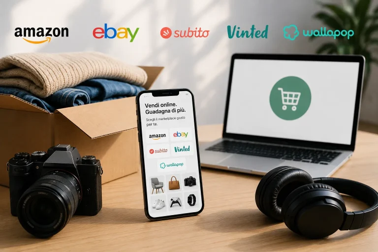 Intelligenza artificiale che aiuta a vendere oggetti usati online su Vinted e Subito