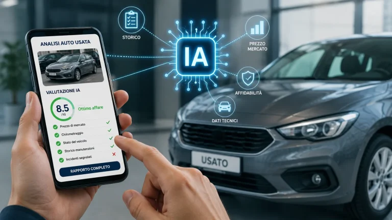 Intelligenza artificiale usata per valutare il prezzo e i km reali di un'auto usata