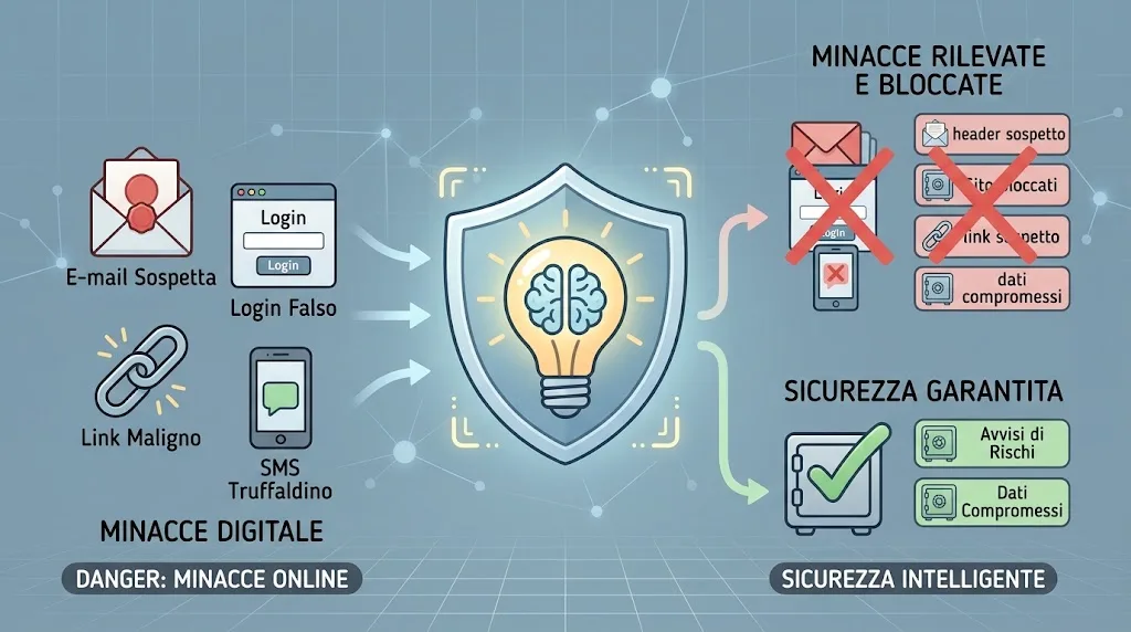 Intelligenza artificiale usata per riconoscere email e SMS di phishing