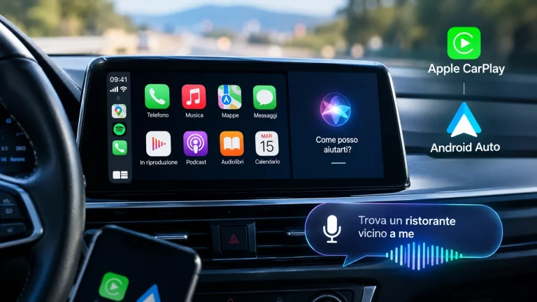 Assistenti vocali IA in auto: CarPlay e Android Auto